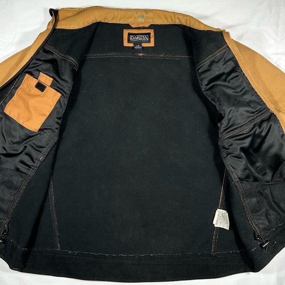 Dakota Tan Distressed Work Jacket - Picture 9 of 11